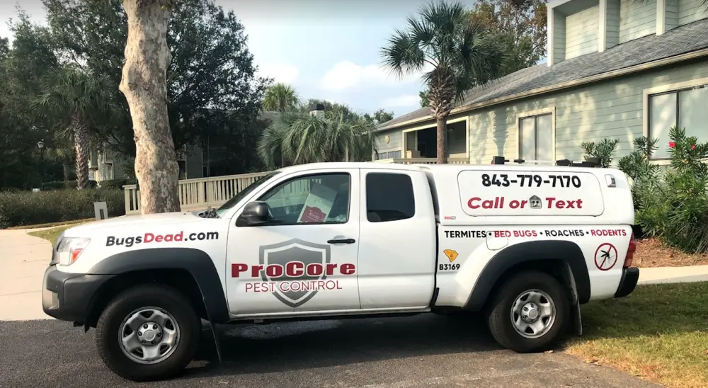 ProCore Pest Control Truck in South Carolina