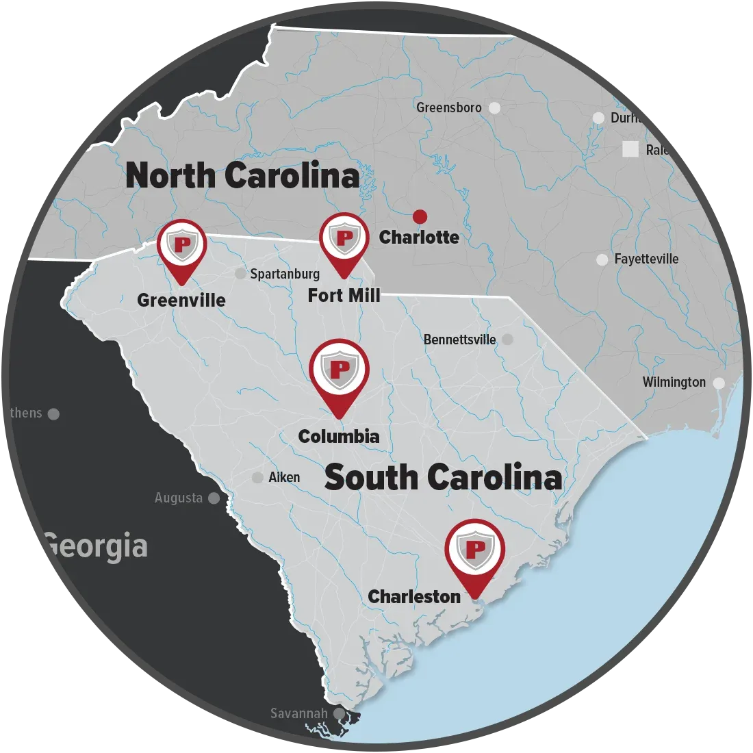 pro-core-pest-service-area-map-south-carolina-and-north-carolina