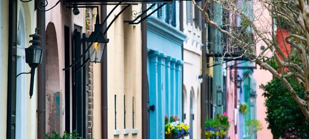 rainbow row in charleston, sc