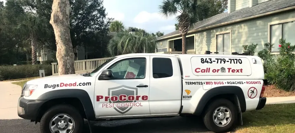 ProCore Pest Control Truck in South Carolina