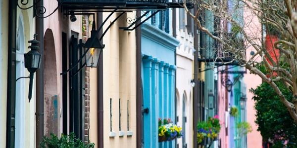 rainbow row in charleston, sc