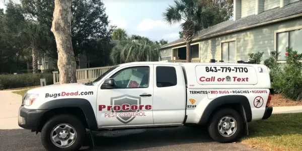 ProCore Pest Control Truck in South Carolina